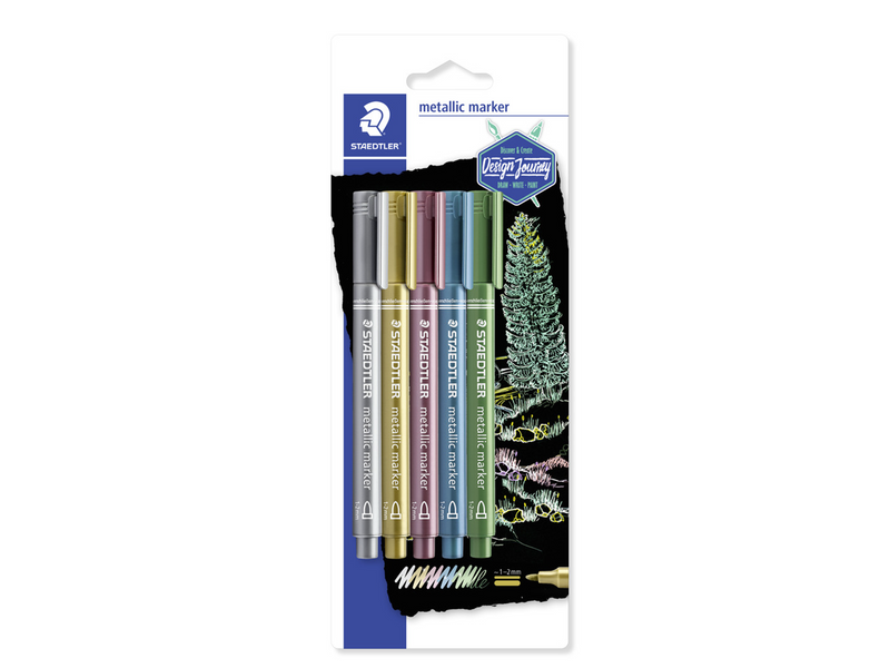 Staedtler Marker  metallic 5 ST BK
