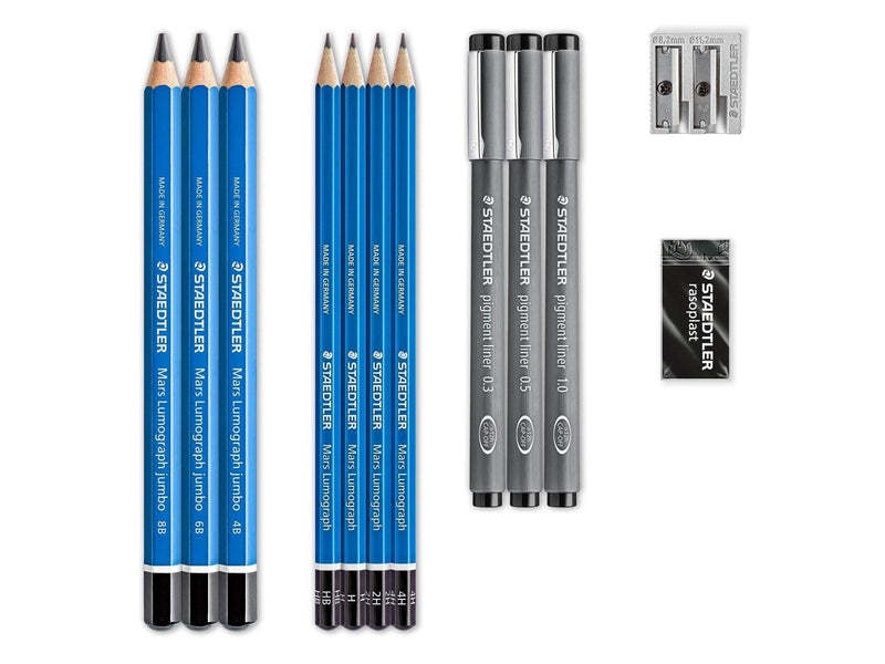 Staedtler Gemischtes Zeichen Set, 100% PEFC