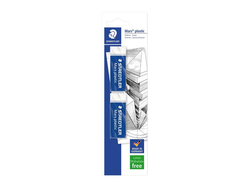 Staedtler Blisterkarte mit 2 Radierern 526 50