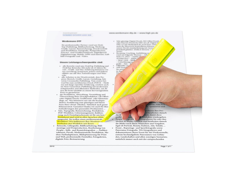 Staedtler Textmarker Textsurfer clas 4St gelb