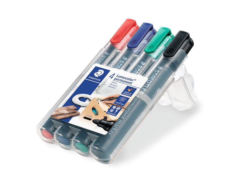 Staedtler Marker Lumocolor perm 4St Box