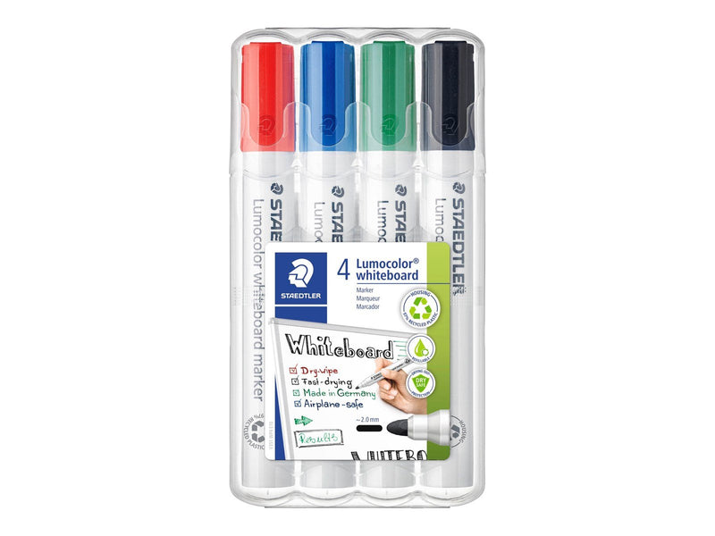 Staedtler Whiteboardmarker Lumocolor 4St Box