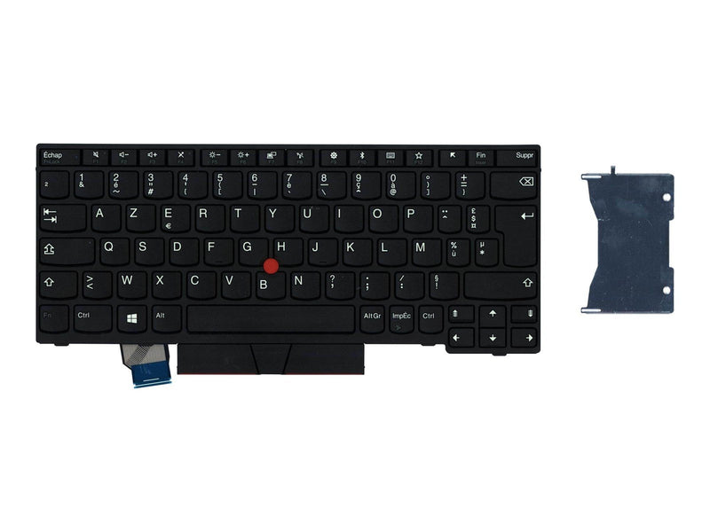 Lenovo - notebook replacement keyboard - with Trackpoint - France - black - Portable Keyboard - Ersatz - Französisch - Schwarz
