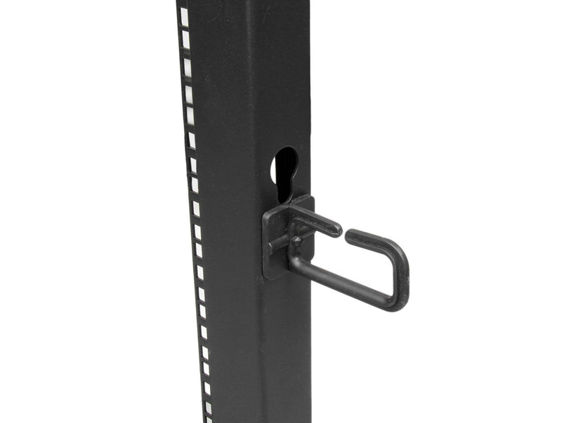 StarTech.com 4POSTRACK18U - 18U Open Cabinet Rack with Wheels