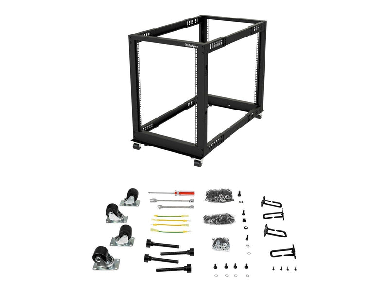 StarTech.com 4POSTRACK15U - 15U - Open Frame Rack Cabinet