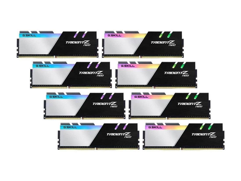G.Skill Trident Z Neo DDR4-3600 - 256GB - CL18 - Octa Channel (8 pcs) - AMD Optimized - Schwarz mit RGB