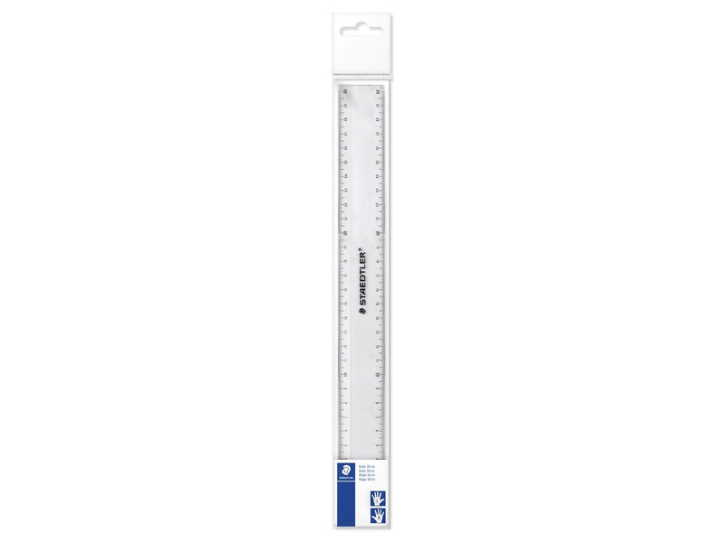 Staedtler Ruler 30cm plastic transparent 20pcs.