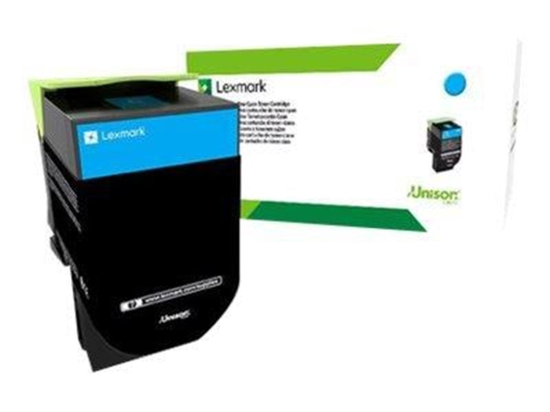 Lexmark 80C2SCE / Return Program Toner - Tonerpatrone Cyan
