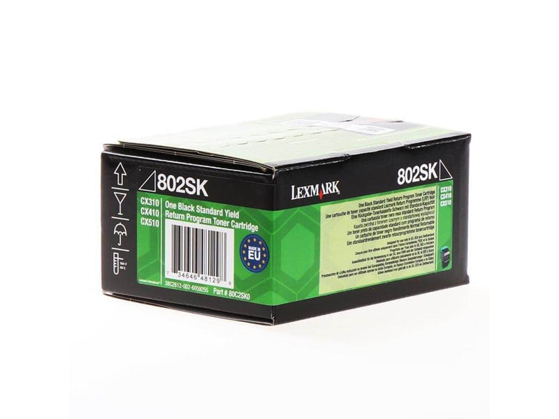 Lexmark 80C2SKE Black Toner - Tonerpatrone Schwarz