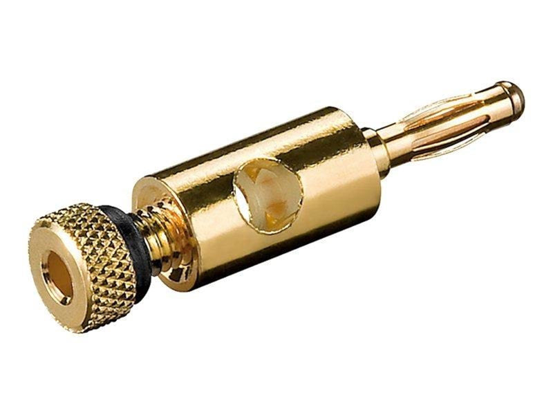 Pro Banana Plug 4mm - gold