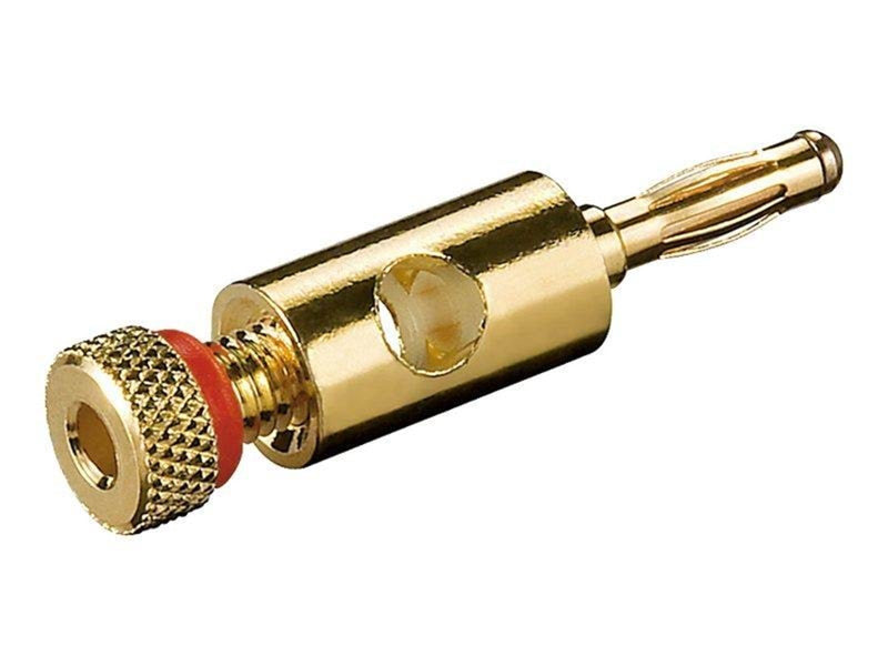 Pro Banana Plug 4mm - gold