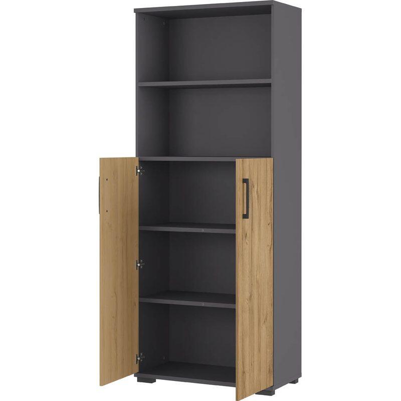 GERMANIA GW-PROFI 2.0 Aktenschrank 4249-564 - graphit/grandson-eiche