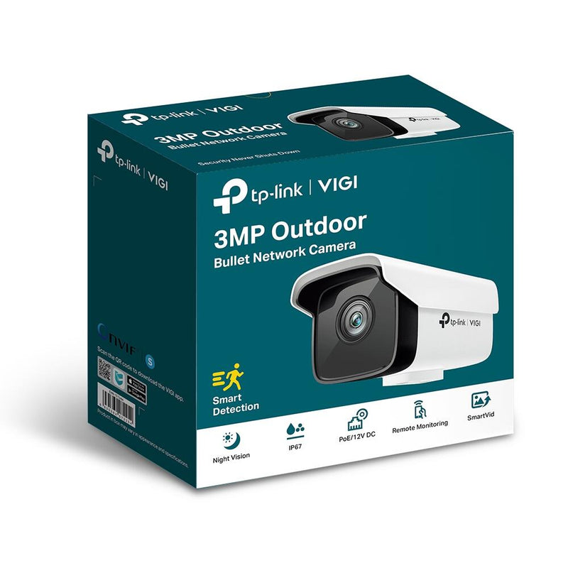TP-Link VIGI C300 Series C300HP-4 Netzwerk-Überwachungskamera für den Außenbereich mit 4 mm Weitwinkel-Objektiv