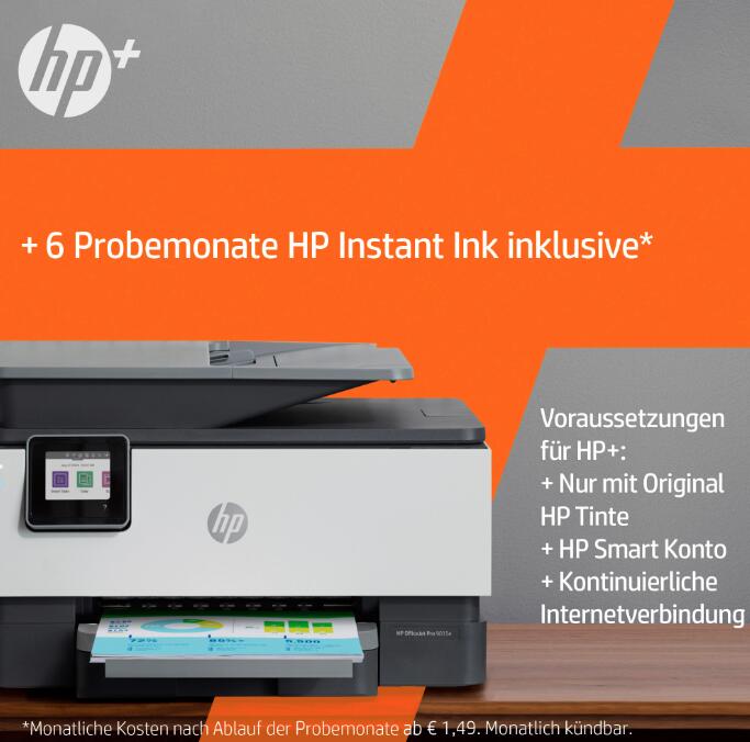 HP OfficeJet Pro 9012e Tintenstrahl-Multifunktionsgerät