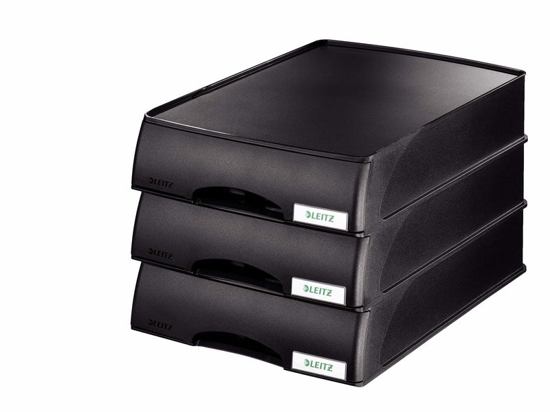Leitz  Plus Briefkorb-Schublade Schwarz