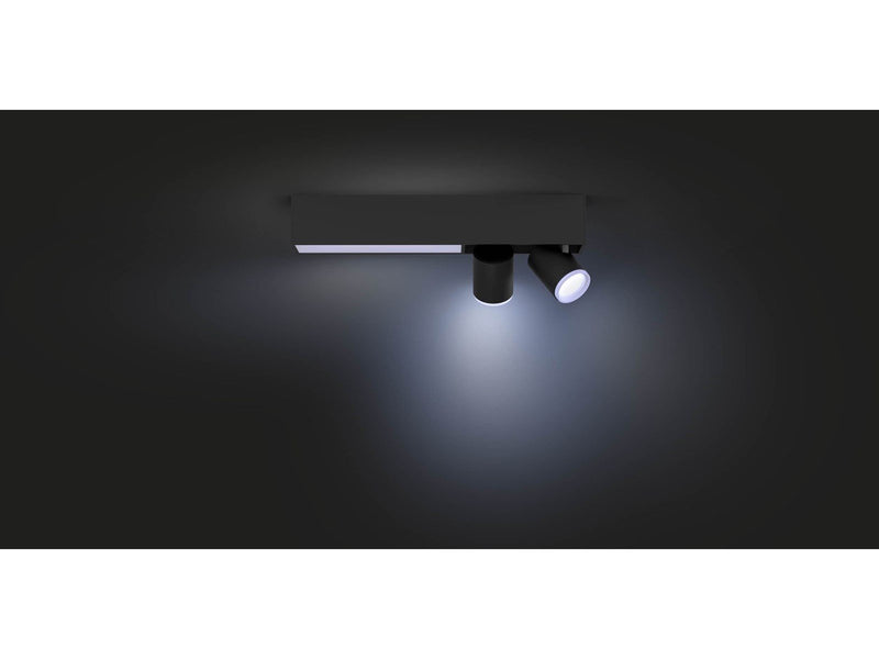 Philips Hue Centris 2-er Spots 5.7W - schwarz
