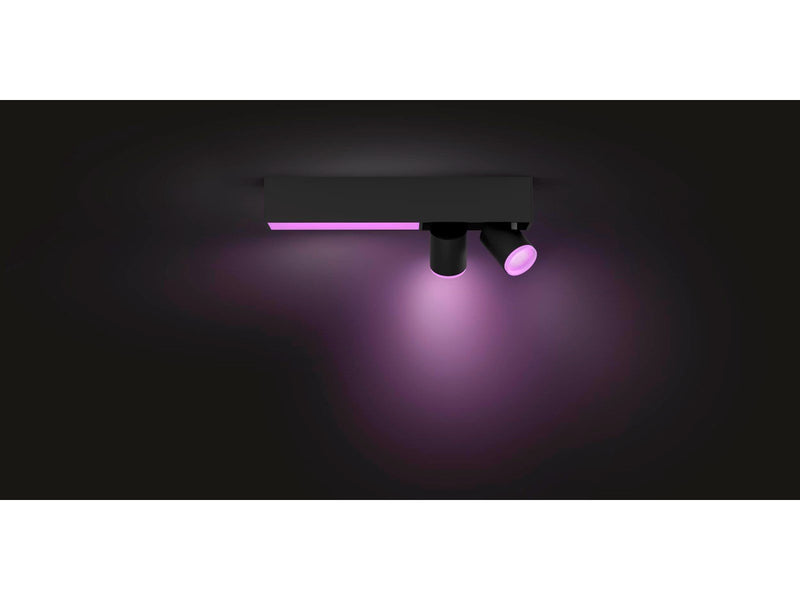 Philips Hue Centris 2-er Spots 5.7W - schwarz