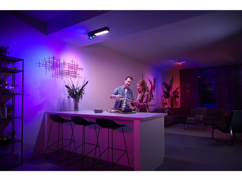 Philips Hue Centris 2-er Spots 5.7W - schwarz