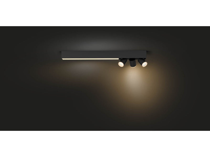 Philips Hue Centris 3-er Spots 5.7W - schwarz