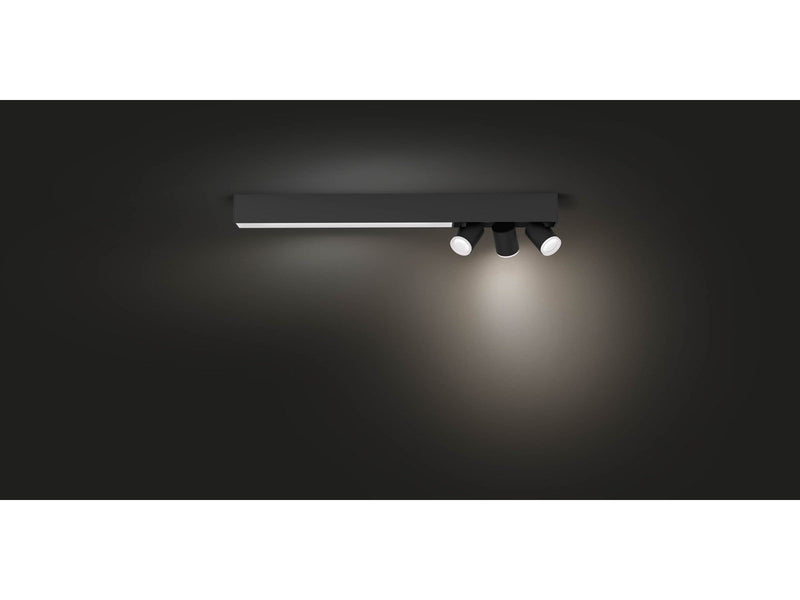 Philips Hue Centris 3-er Spots 5.7W - schwarz
