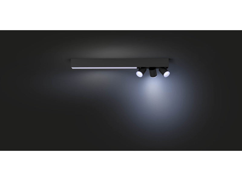 Philips Hue Centris 3-er Spots 5.7W - schwarz