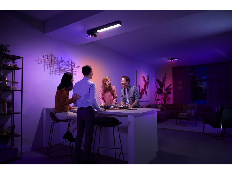 Philips Hue Centris 3-er Spots 5.7W - schwarz
