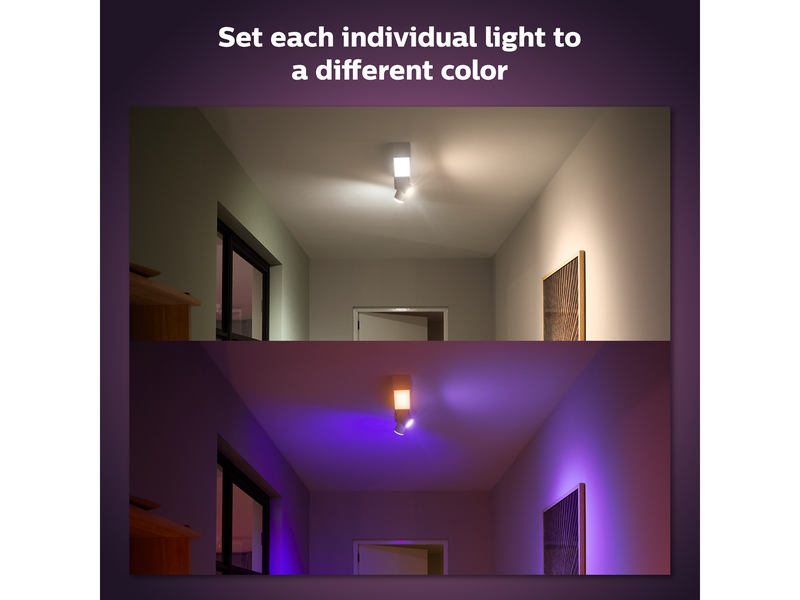 Philips Hue Centris 2-er Spots 5.7W - weiß