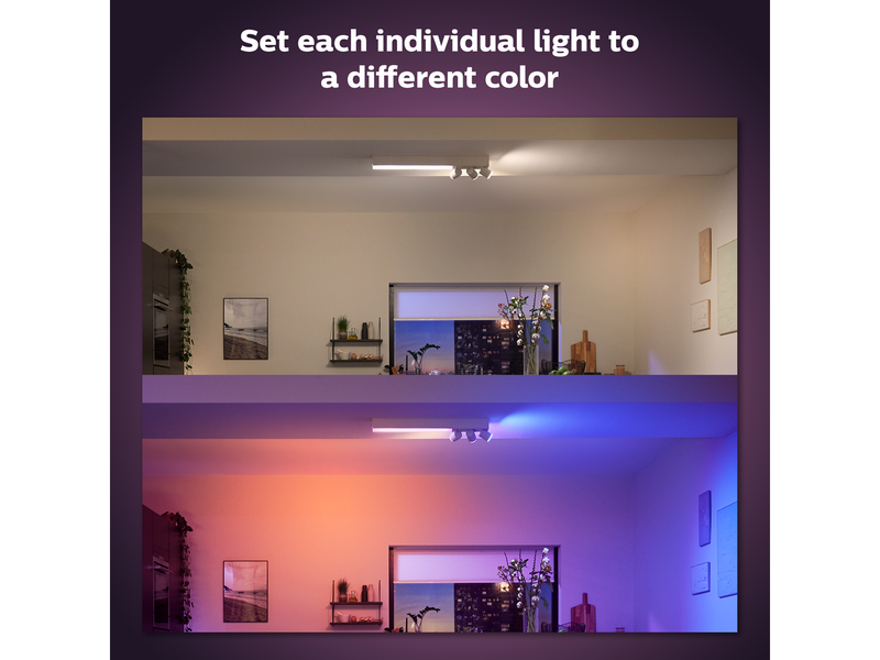 Philips Hue Centris 3-er Spots 5.7W - weiß