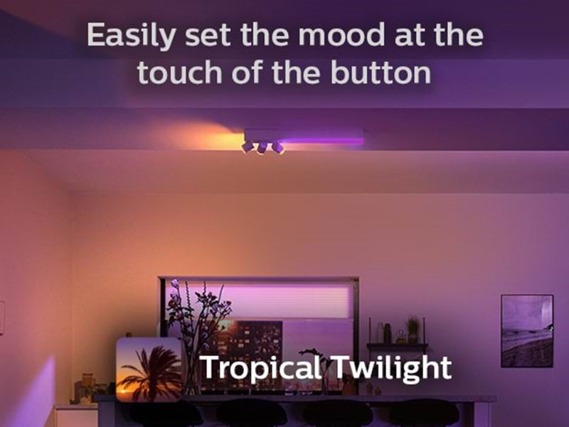 Philips Hue Centris Cross 3-er Spots 5.7W - weiß