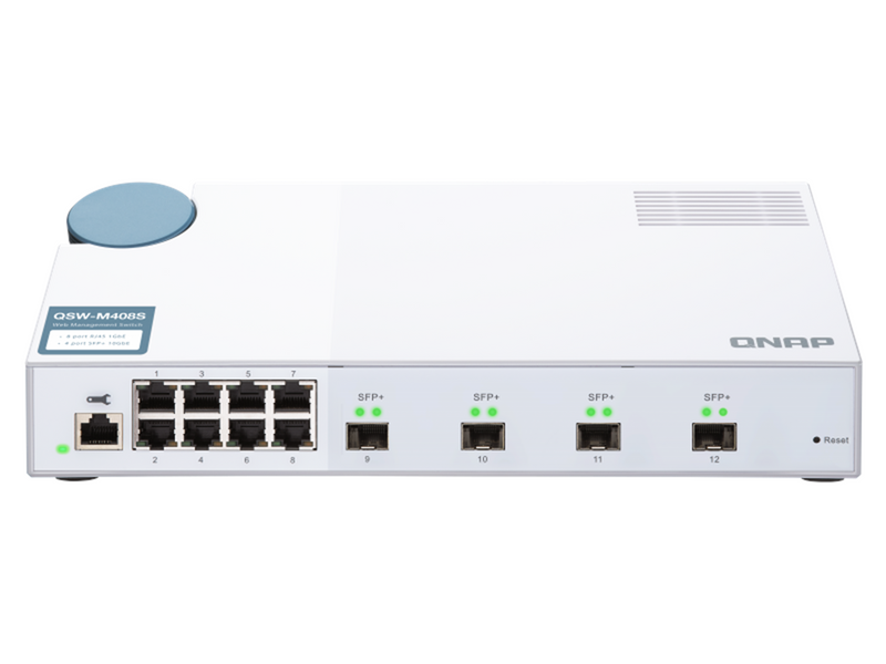 QNAP QSW-M408S 10GbE Layer 2 Web Managed Switch