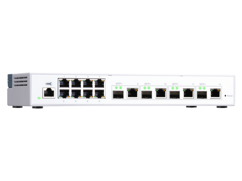 QNAP QSW-M408-4C 10GbE Layer 2 Web Managed Switch
