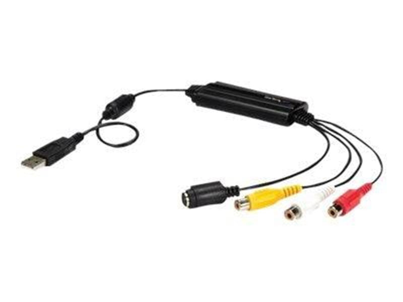 StarTech.com USB Video Capture Adapter - S Video / Composite to USB 2.0 Video Capture Cable with TWAIN Support - Analog to Digit