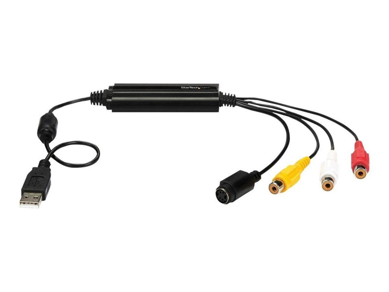 StarTech.com USB Video Capture Adapter - S Video / Composite to USB 2.0 Video Capture Cable with TWAIN Support - Analog to Digit