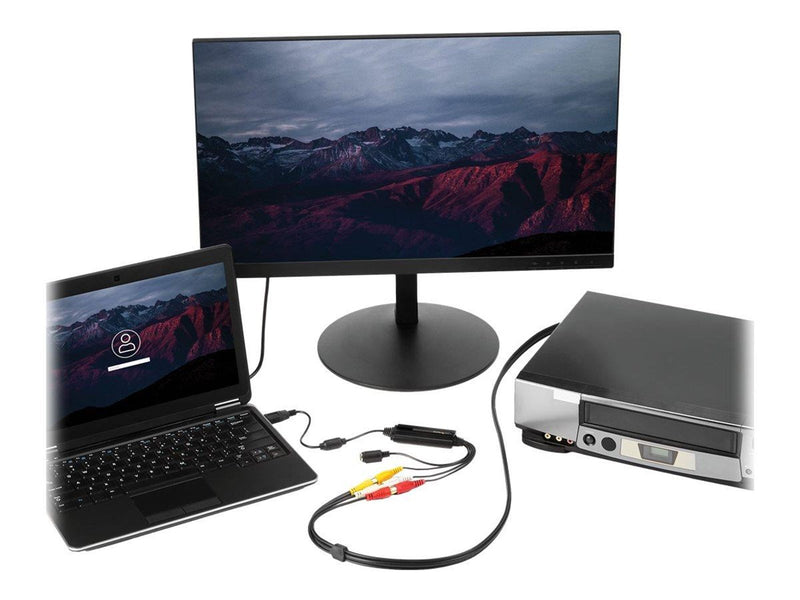 StarTech.com USB Video Capture Adapter - S Video / Composite to USB 2.0 Video Capture Cable with TWAIN Support - Analog to Digit