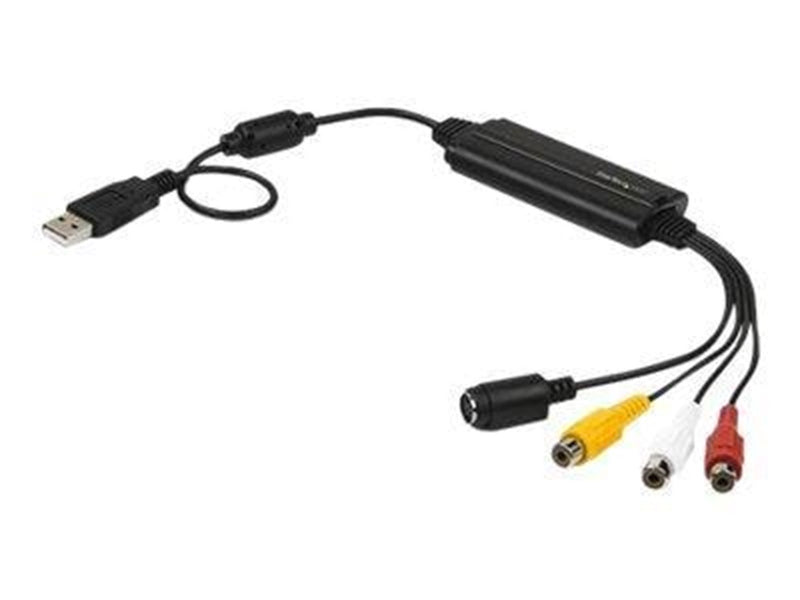 StarTech.com USB Video Capture Adapter - S Video / Composite to USB 2.0 Video Capture Cable with TWAIN Support - Analog to Digit