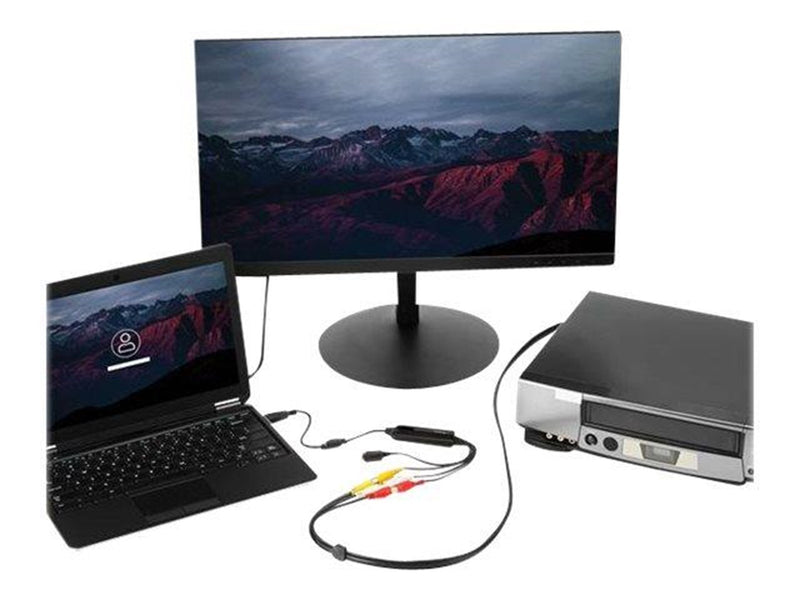 StarTech.com USB Video Capture Adapter - S Video / Composite to USB 2.0 Video Capture Cable with TWAIN Support - Analog to Digit