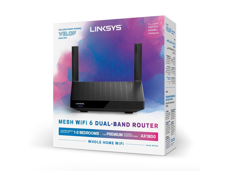 Linksys Max-Stream MR7350 Dual-Band AX1800 Mesh - Wireless router Wi-Fi 6