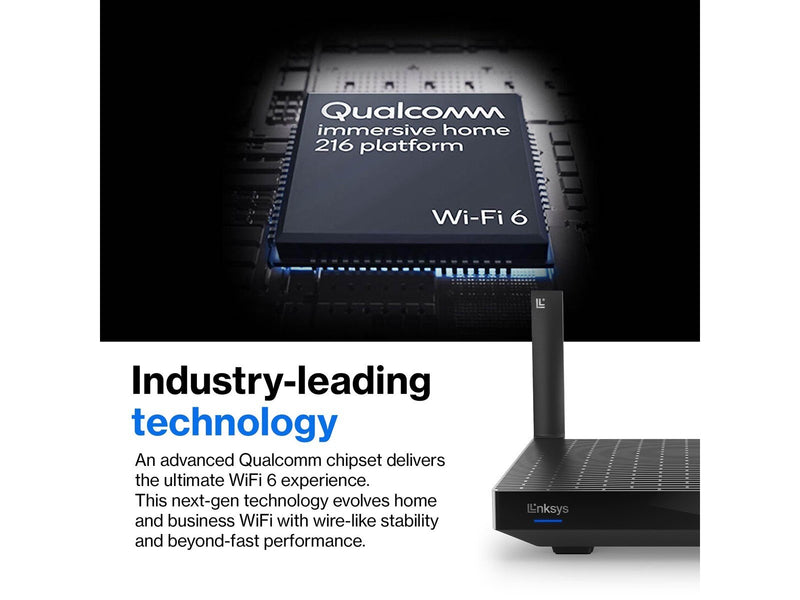 Linksys Max-Stream MR7350 Dual-Band AX1800 Mesh - Wireless router Wi-Fi 6