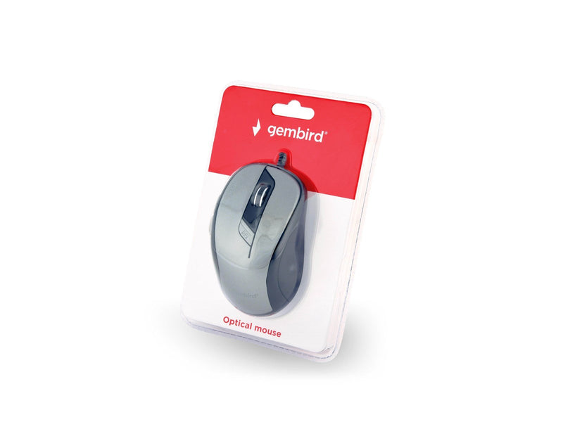 Gembird Wired optical mouse 6B-01 - Maus (Grau)