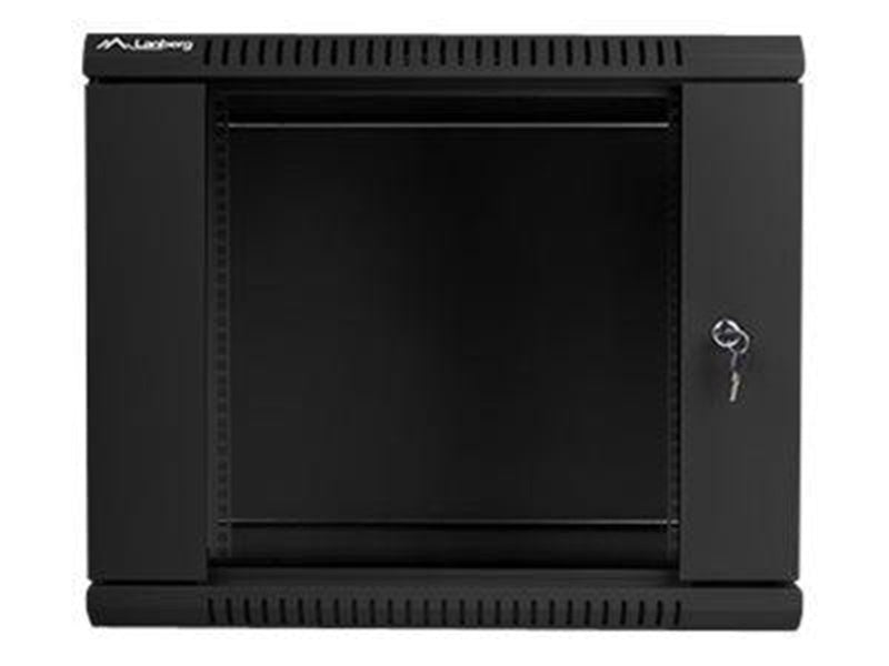 Lanberg WF01-6409-10B - 9U Wall-Mounted Rack Cabinet