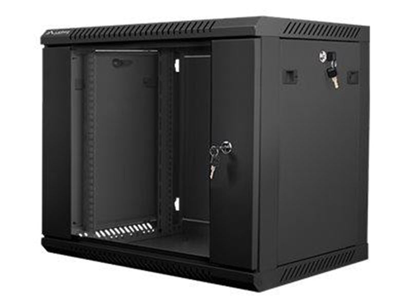 Lanberg WF01-6409-10B - 9U Wall-Mounted Rack Cabinet