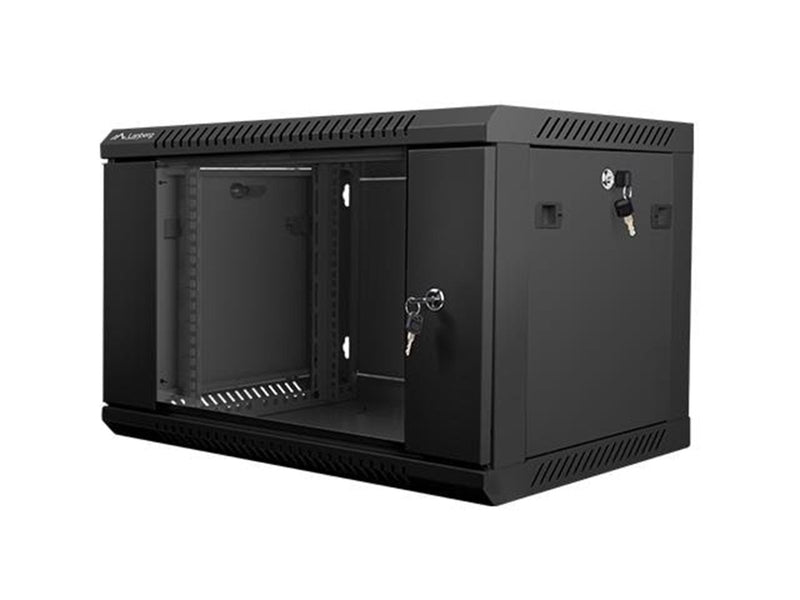 Lanberg WF01-6406-10B - 6U - Wall Mount Rack Cabinet