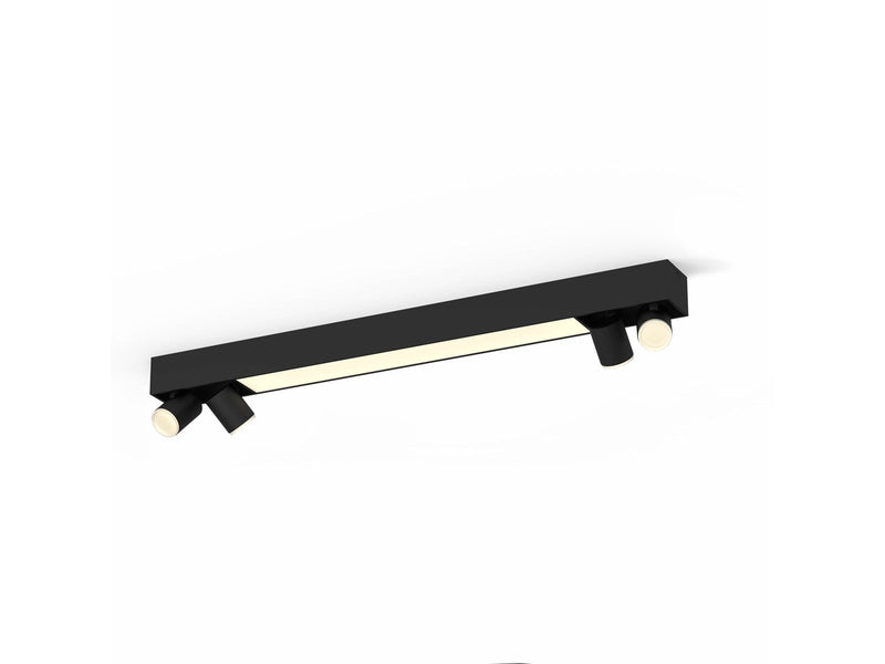 Philips Hue Centris 4-er Spots 5.7W - schwarz