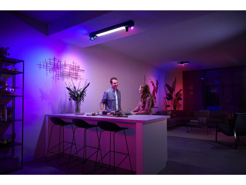 Philips Hue Centris 4-er Spots 5.7W - schwarz