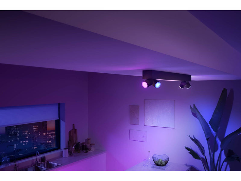 Philips Hue Centris 4-er Spots 5.7W - schwarz