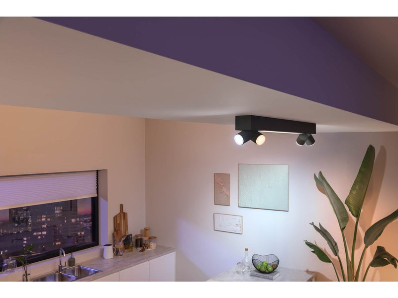 Philips Hue Centris 4-er Spots 5.7W - schwarz