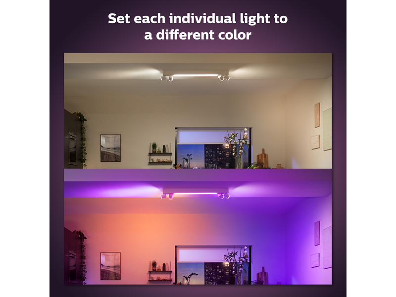 Philips Hue Centris 4-er Spots 5.7W - weiß