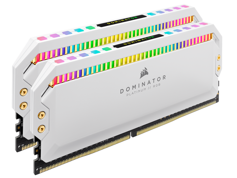 Corsair Dominator Platinum RGB DDR4-3600 - 16GB - CL18 - Dual Channel (2 pcs) - Intel XMP - Weiß mit RGB