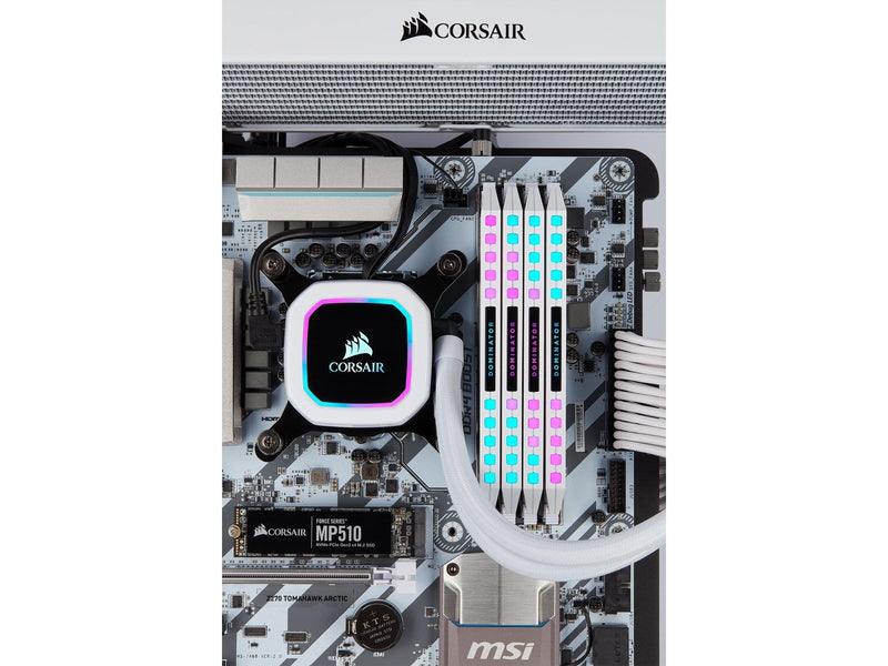 Corsair Dominator Platinum RGB DDR4-3600 - 16GB - CL18 - Dual Channel (2 pcs) - Intel XMP - Weiß mit RGB