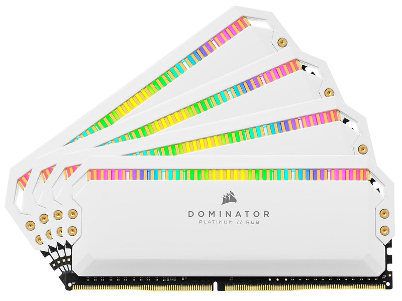 Corsair Dominator Platinum RGB DDR4-3200 - 32GB - CL16 - Quad Channel (4 pcs) - Intel XMP - Weiß mit RGB